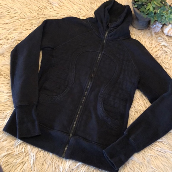 lululemon athletica Tops - Lululemon-“Scuba” Funnel Neck Sweatshirt-Full Zip